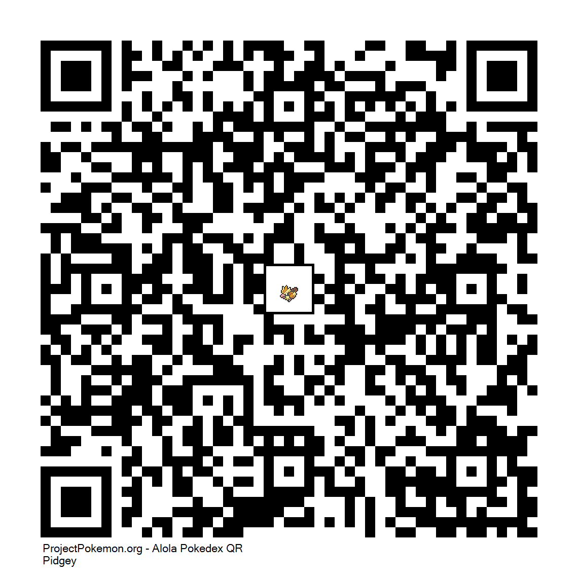 Cdigo QR de Pidgey